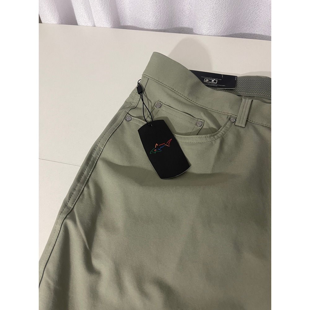Greg Norman Mens Performance Stretch Golf Pants Sage Green 36x32 G7S25XMP737 NWT - Picture 5 of 7